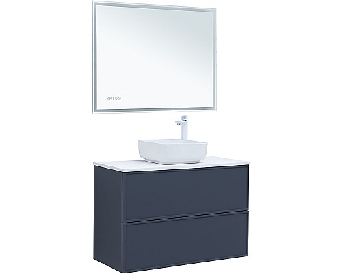 Тумба под раковину Aquanet Арт 100 313267 подвесная Маренго