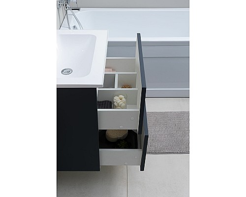 Тумба под раковину Aquanet Арт 100 313267 подвесная Маренго