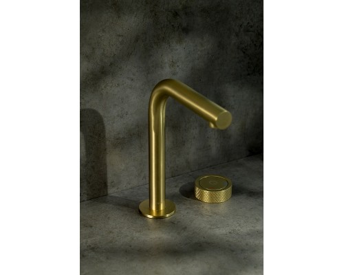 Смеситель для раковины Boheme Tech 158-MG Золото матовое
