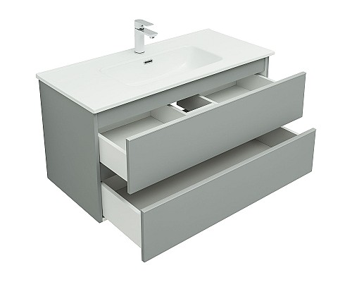 Тумба под раковину Aquanet Вега 100 329599 подвесная Мисти грин