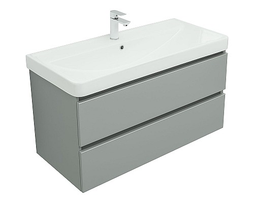 Тумба под раковину Aquanet Вега 100 329599 подвесная Мисти грин