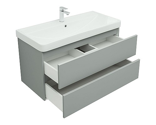 Тумба под раковину Aquanet Вега 100 329599 подвесная Мисти грин