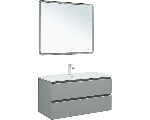 Тумба под раковину Aquanet Вега 100 329599 подвесная Мисти грин