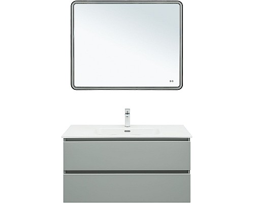 Тумба под раковину Aquanet Вега 100 329599 подвесная Мисти грин