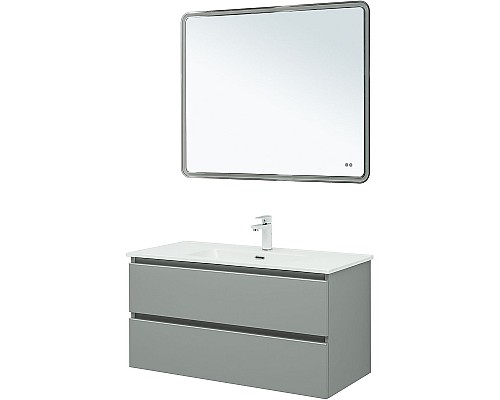 Тумба под раковину Aquanet Вега 100 329599 подвесная Мисти грин