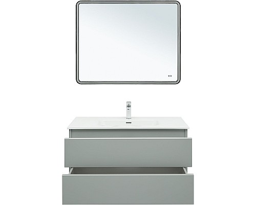 Тумба под раковину Aquanet Вега 100 329599 подвесная Мисти грин