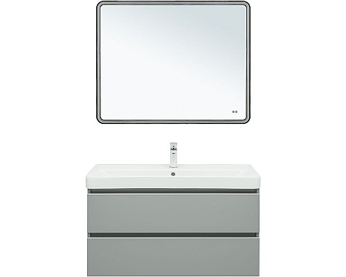 Тумба под раковину Aquanet Вега 100 329599 подвесная Мисти грин