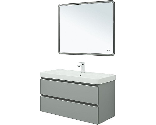 Тумба под раковину Aquanet Вега 100 329599 подвесная Мисти грин