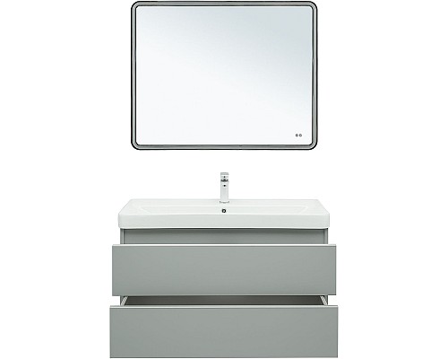 Тумба под раковину Aquanet Вега 100 329599 подвесная Мисти грин