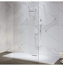 Душевая перегородка RGW Walk In WA-016-W 140 35101614-15 профиль Белый стекло прозрачное