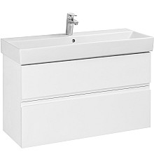 Тумба под раковину Roca Oleta 100 A857641501 подвесная Белая матовая