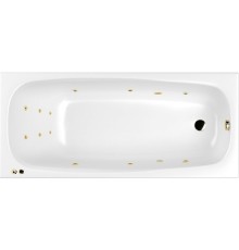 Акриловая ванна Whitecross Layla Slim 180x80 с гидромассажем