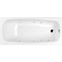 Акриловая ванна Whitecross Layla Slim 180x80 с гидромассажем