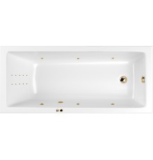 Акриловая ванна Whitecross Wave Slim 150x70 с гидромассажем