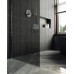 Душевая перегородка Maybah Glass 1090x1950 в широком профиле Хром матовый стекло графитовое