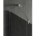 Душевая перегородка Maybah Glass 1090x1950 в широком профиле Хром матовый стекло графитовое