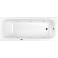 Акриловая ванна Whitecross Vibe 180x75 с гидромассажем