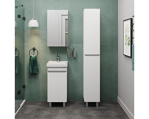 Тумба под раковину Onika Милтон Квадро 40 104009 Белая