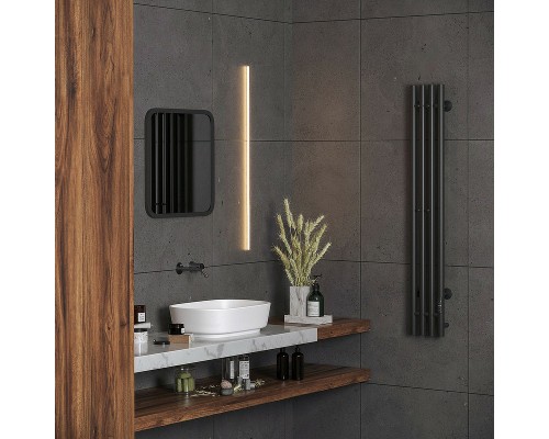 Электрический полотенцесушитель Aringa Токио 120x15 AR03016BL Черный