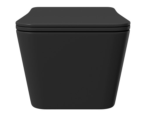 Унитаз Aqueduto Macio MAC0140 подвесной Черный матовый с сиденьем Микролифт