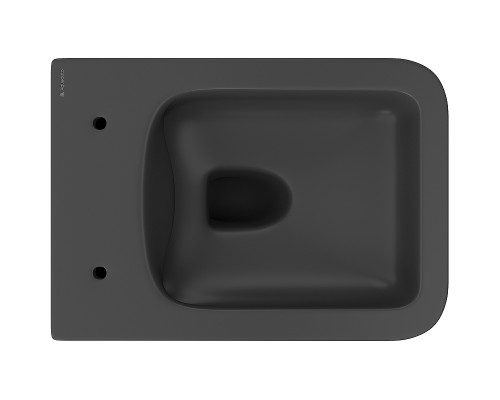 Унитаз Aqueduto Macio MAC0140 подвесной Черный матовый с сиденьем Микролифт