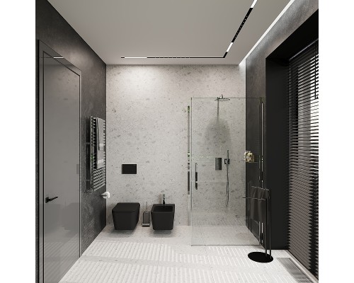 Унитаз Aqueduto Macio MAC0140 подвесной Черный матовый с сиденьем Микролифт