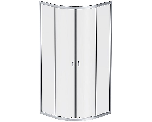 Душевой уголок AM.PM X-Joy Twin Slide 80х80 W88G-205-080MT64 профиль Хром матовый стекло прозрачное