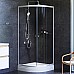 Душевой уголок AM.PM X-Joy Twin Slide 80х80 W88G-205-080MT64 профиль Хром матовый стекло прозрачное