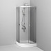 Душевой уголок AM.PM X-Joy Twin Slide 80х80 W88G-205-080MT64 профиль Хром матовый стекло прозрачное