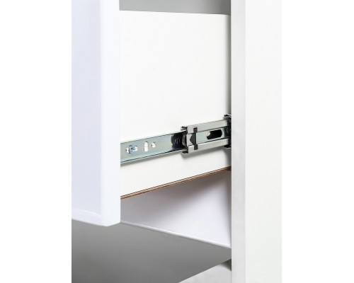Тумба с раковиной Orange Sistema 130 R ST-70TUW+RAR Белая глянцевая