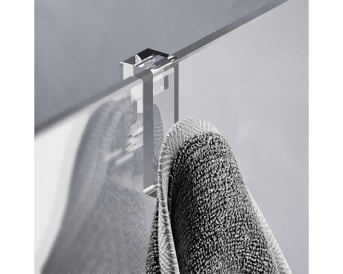 Душевая перегородка AM.PM X-Joy 100 W94WI-100-F1-MTE профиль Хром матовый стекло прозрачное