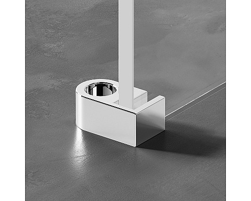 Душевая перегородка AM.PM X-Joy 110 W94WI-110-F1-MTE профиль Хром матовый стекло прозрачное