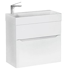Тумба под раковину Jorno Folk 65 Folk.01.65/P/W/JR подвесная Белая