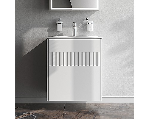 Тумба под раковину AM.PM Func 60 M8FFUX0602WM подвесная Белая матовая