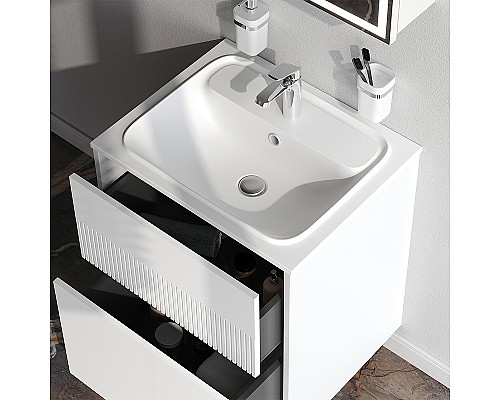 Тумба под раковину AM.PM Func 60 M8FFUX0602WM подвесная Белая матовая