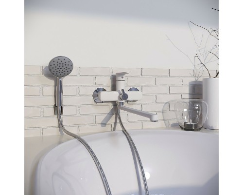 Смеситель для ванны Aringa Рейн AR02002WH универсальный Белый