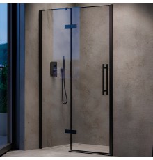 Душевая дверь Ravak Cool COSD2-110 X0VVDC300Z1 профиль Черный стекло Transparent