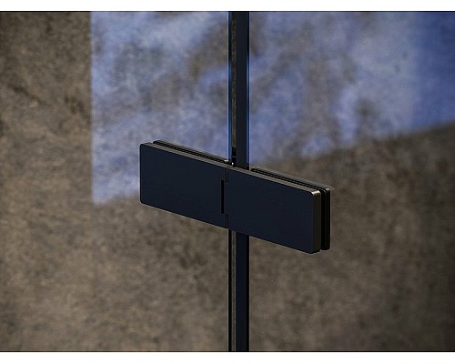 Душевая дверь Ravak Cool COSD2-110 X0VVDC300Z1 профиль Черный стекло Transparent