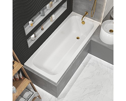 Акриловая ванна Whitecross Vibe 170x70 0105.170070.100 без гидромассажа Акриловая ванна Whitecross Vibe 170x70 0105.170070.100 без гидромассажа