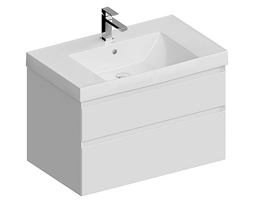 Тумба под раковину Kerama Marazzi Cubo 80 CUB.80.2\WHT.M подвесная Белая матовая Тумба под раковину Kerama Marazzi Cubo 80 CUB.80.2\WHT.M подвесная Белая матовая