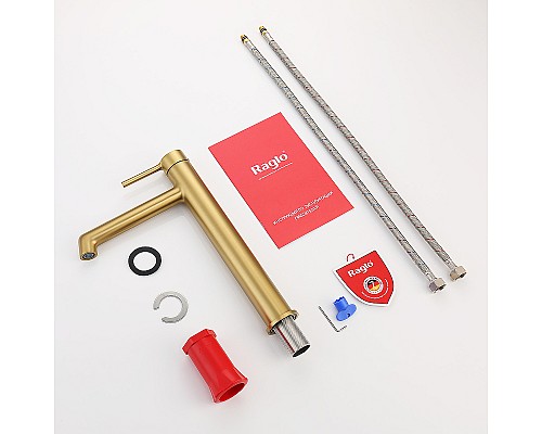 Смеситель для раковины Raglo R20.15.03 Золото матовое