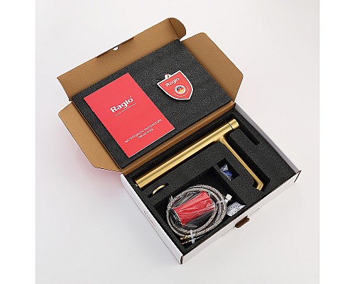 Смеситель для раковины Raglo R20.15.03 Золото матовое