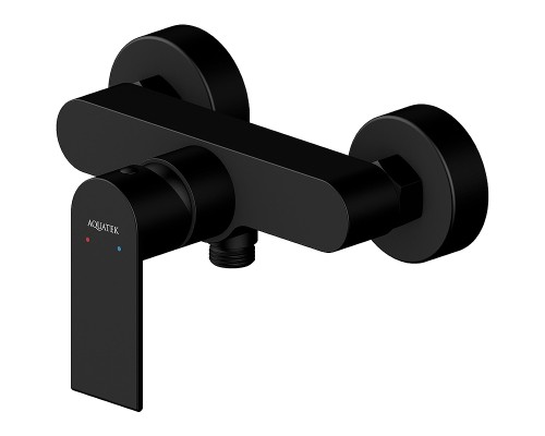 Смеситель для душа Aquatek Лира AQ1460MB Черный матовый