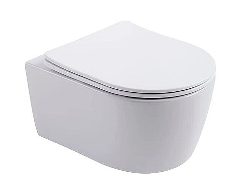Комплект унитаза с инсталляцией Aquatek Set Aquatek Европа cmp013 с сиденьем Микролифт и Белой клавишей смыва