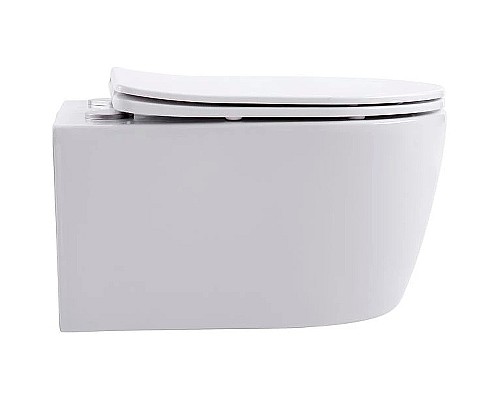 Комплект унитаза с инсталляцией Aquatek Set Aquatek Европа cmp013 с сиденьем Микролифт и Белой клавишей смыва