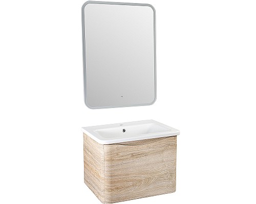 Тумба под раковину Runo Тоскана 60 00-00001413 Светлое дерево