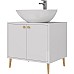 Тумба под раковину Dreja Luno 60 99.2001 Белый глянец