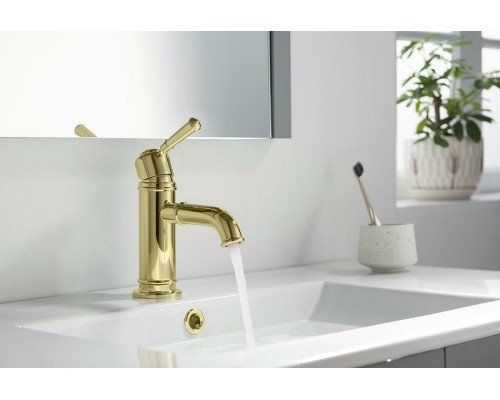 Смеситель для раковины Aquatek Классик AQ1510PG Полированное золото