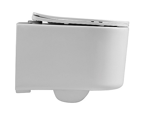 Комплект унитаза с инсталляцией Aquatek Set Aquatek Мия 4в1 с сиденьем Микролифт и клавишей смыва Белый глянцевый Никель