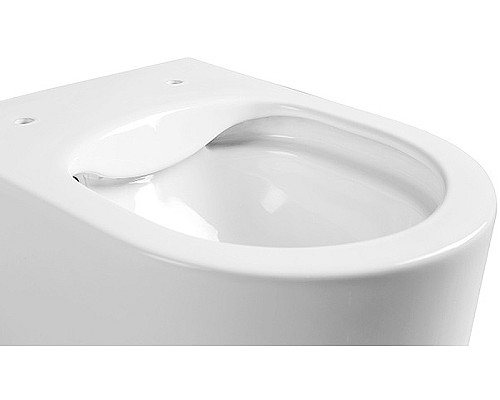 Комплект унитаза с инсталляцией Aquatek Set Aquatek Мия 4в1 с сиденьем Микролифт и клавишей смыва Белый глянцевый Никель